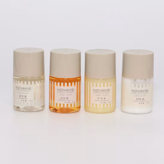 OEM de lujo de 5 estrellas desechables biodegradables ecológicos de bambú Kit de artículos de tocador para invitados conjunto de accesorios para el baño de las comodidades del Hotel
