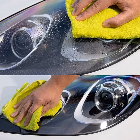 Toalla de urdimbre de microfibra absorbente multifunción colorida de tamaño personalizado para Carcare Auto Detailing Lavado Paño de limpieza de cocina Todos los propósitos