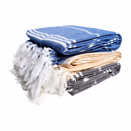 Toallas a prueba de arena playa 100% algodón suave personalizado Hammam Fouta toalla turca Toalla de playa