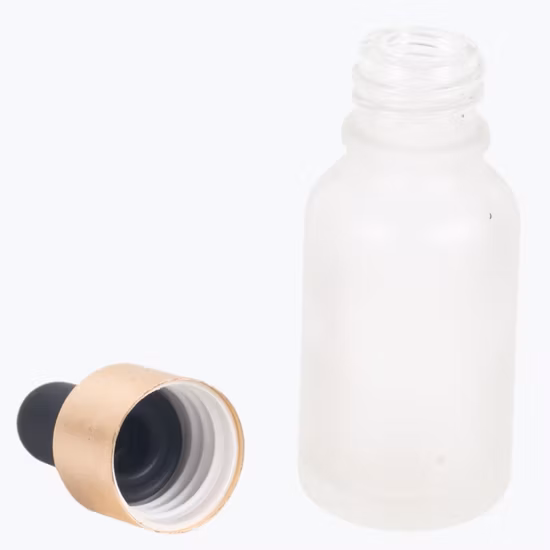 Botella de aluminio Botella cuentagotas Aceite esencial Cuentagotas Paquete cosmético